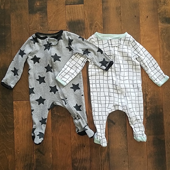 cloud island sleepers with mittens